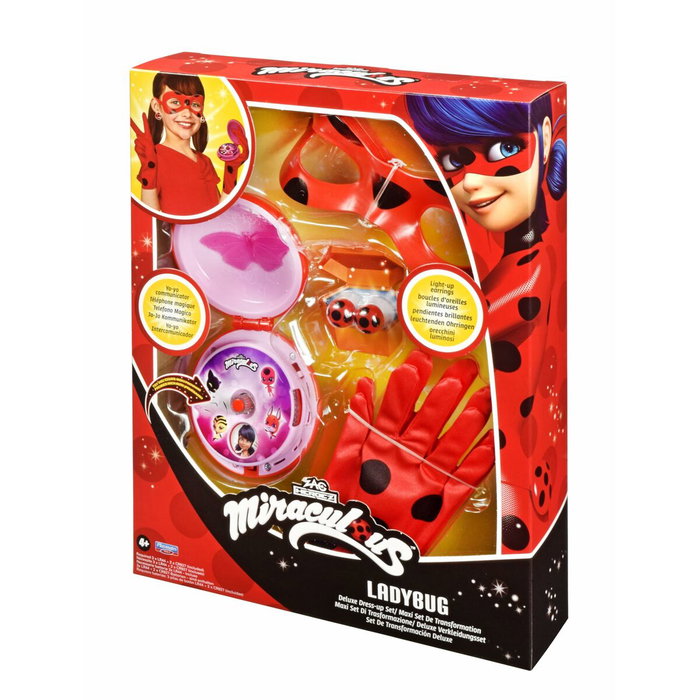 Bandai Set de transformación de lujo Miraculous Ladybug P50619 Bandai Set de transformación de lujo Miraculous Ladybug P50619