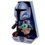 Simba Peluche Star Wars Mandalorian con Mini Grogu 25 cm