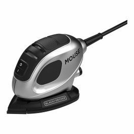 Black+Decker Lijadora de detalle mouse® 55W Silver Edition con cable
