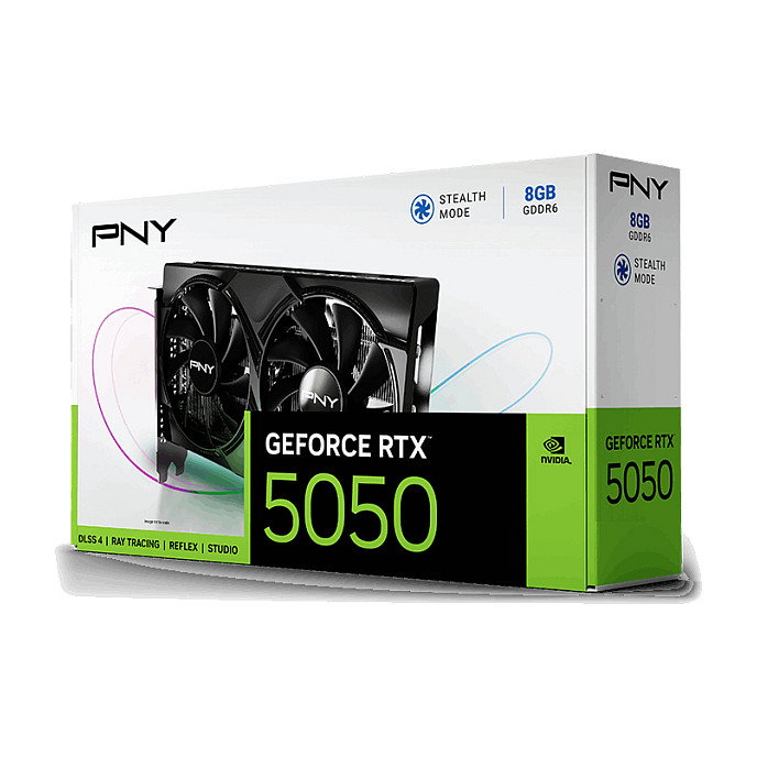 PNY Tarjeta Gráfica GeForce RTX 5050 Dual Fan 8GB GDDR6