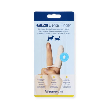 ProDen Po Dedil Dental Finger para la Higiene Bucal de Perros y Gatos, 1 Unidad ProDen Po Dedil Dental Finger para la Higiene Bucal de Perros y Gatos, 1 Unidad