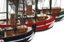 DKD Home Decor Barco de Madera 16x5x16 Surtido de 3 Colores