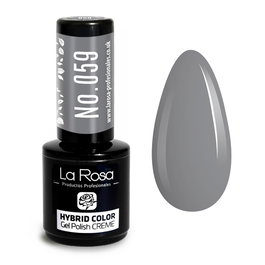 La Rosa Esmalte Semipermanente UV/LED Creme Nº 059 Gris Claro