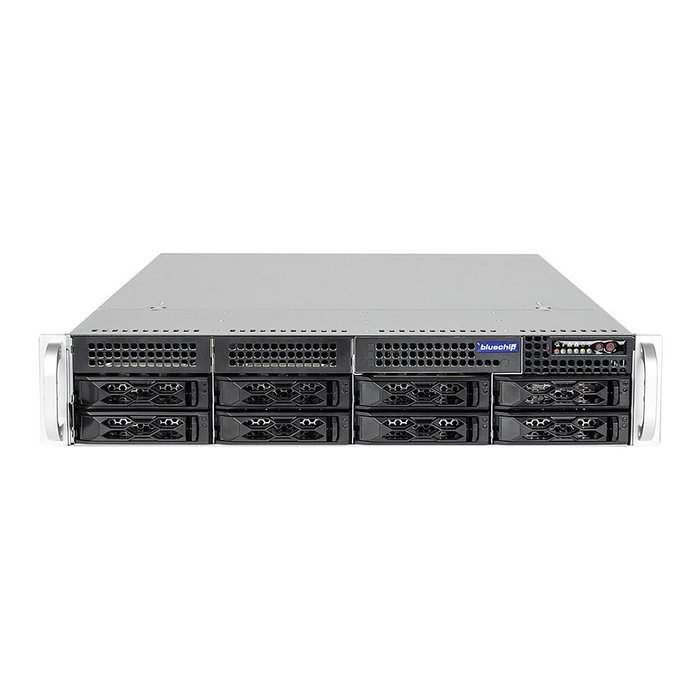 bluechip Server R42316s 2U Rack Server, Xeon 4410Y, 32GB RAM, 2x960GB SSD, 2x 10 Gigabit Ethernet