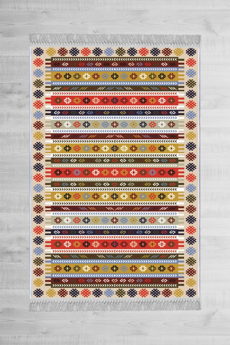 Conceptum Els1781 Alfombra de Pasillo Terciopelo Digital 3D Antideslizante 80x200 cm