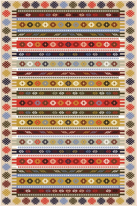 Conceptum Els1781 Alfombra de Pasillo Terciopelo Digital 3D Antideslizante 80x200 cm