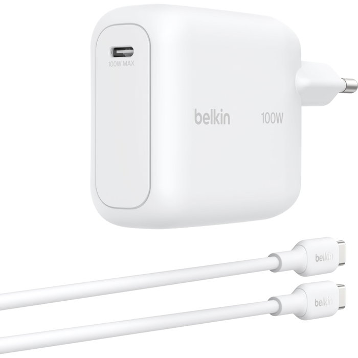 Belkin BOOST Charge 100W USB-C GaN con cable de 1,5 m Belkin BOOST Charge 100W USB-C GaN con cable de 1,5 m