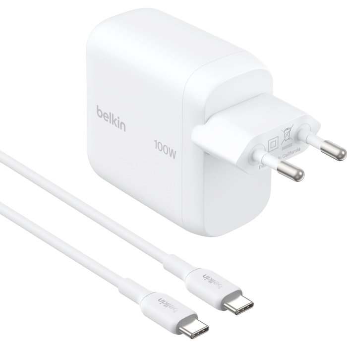 Belkin BOOST Charge 100W USB-C GaN con cable de 1,5 m Belkin BOOST Charge 100W USB-C GaN con cable de 1,5 m