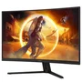 AOC Monitor Gaming CQ32G4VE - Monitor Curvo 31.5" QHD (2560x1440), 180Hz, 1ms GTG / 0.5ms MPRT, Panel VA, 1500R, HDR10, Adaptive-Sync, Negro