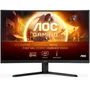 AOC Monitor Gaming CQ32G4VE - Monitor Curvo 31.5" QHD (2560x1440), 180Hz, 1ms GTG / 0.5ms MPRT, Panel VA, 1500R, HDR10, Adaptive-Sync, Negro