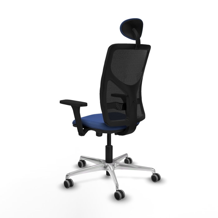 PIQUERAS Y CRESPO Silla de oficina Motilla con mecanismo Sincro/Traslack Azul marino y Negro PIQUERAS Y CRESPO Silla de oficina Motilla con mecanismo Sincro/Traslack Azul marino y Negro