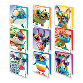 Carpeta De Anillas Mitama Coleccion Animal 27X32Cm 4 An. 30Mm Colores Surtidos