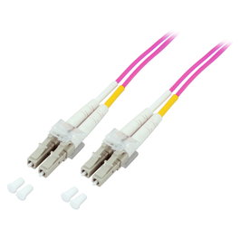 EFB Elektronik Cable de parcheo dúplex LC-LC OM4 35m LSZH 2mm erikaviolett