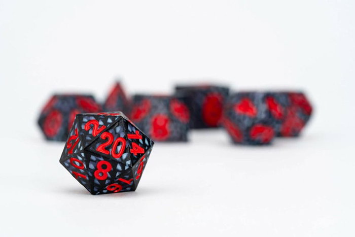 Dragon Storm Sharp Edge Silicone Pack de Dados Black Dragon Scales (7) Dragon Storm Sharp Edge Silicone Pack de Dados Black Dragon Scales (7)