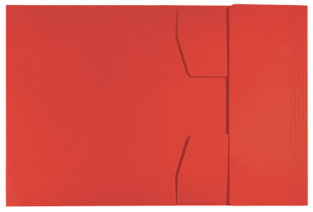 Leitz 39060025 Carpeta Cartón 3 Solapas A4 Reciclable Rojo