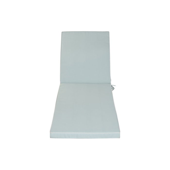 DKD Home Decor Cojín para Tumbona Verano Azul Azul y Blanco