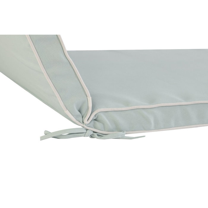 DKD Home Decor Cojín para Tumbona Verano Azul Azul y Blanco