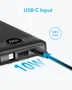VEGER C10 VG-W1116 PowerBank 10000mAh con Cables Integrados, Pantalla LCD, Batería Externa de Litio, Negro
