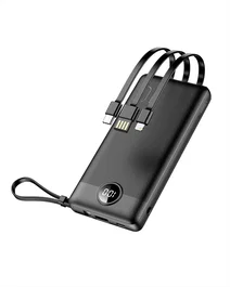 Cargador powerbank veger c10 10000mah vg-w1116 with cables built in