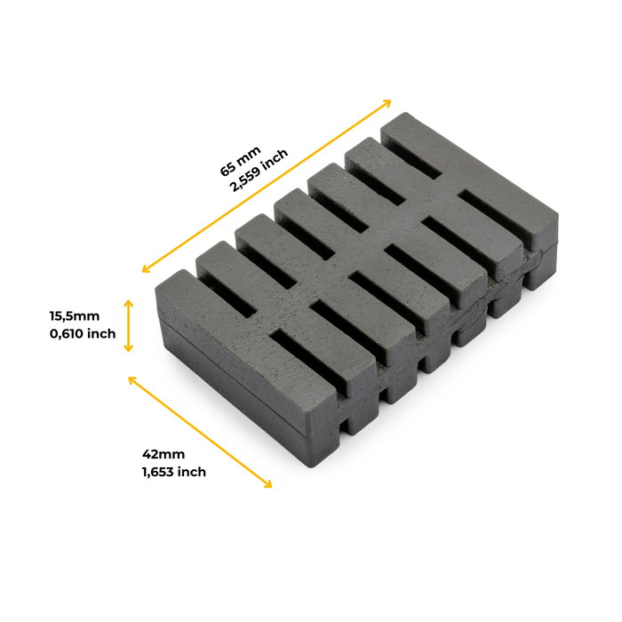Emuca Lote de 5 pastillas antiolores para tapa de contenedor Recycle, Olor cítrico, Plástico