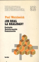 ¿Es real la realidad?, Paul Watzlawick - HERDER