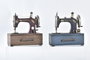 DKD Home Decor Decoración de Metal Máquina de Coser Surtido de 2 Unidades