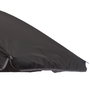Outfit Sombrilla de Playa Negra, Diámetro 180 cm, Protección UV50, Tela Poliéster 190T, Varilla de Metal