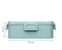 KioKids Caja de Almuerzo Infantil con Compartimentos Verde Little Sauvages