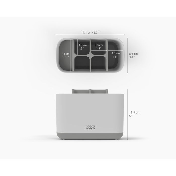 Joseph Joseph EasyStore Large Portacepillos Gris Joseph Joseph EasyStore Large Portacepillos Gris