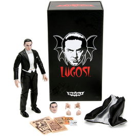 JADA TOYS Figura Bela Lugosi Dracula 15cm con manos y cabeza intercambiables, 20 puntos articulados