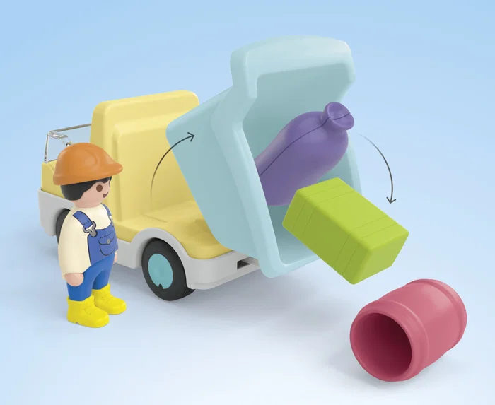 PLAYMOBIL Junior 71686 Camión con Garaje de Clasificación
