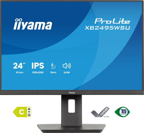 iiyama ProLite XB2495WSU-B1 Monitor 24,1 pulg. WUXGA IPS 100Hz Negro iiyama ProLite XB2495WSU-B1 Monitor 24,1 pulg. WUXGA IPS 100Hz Negro