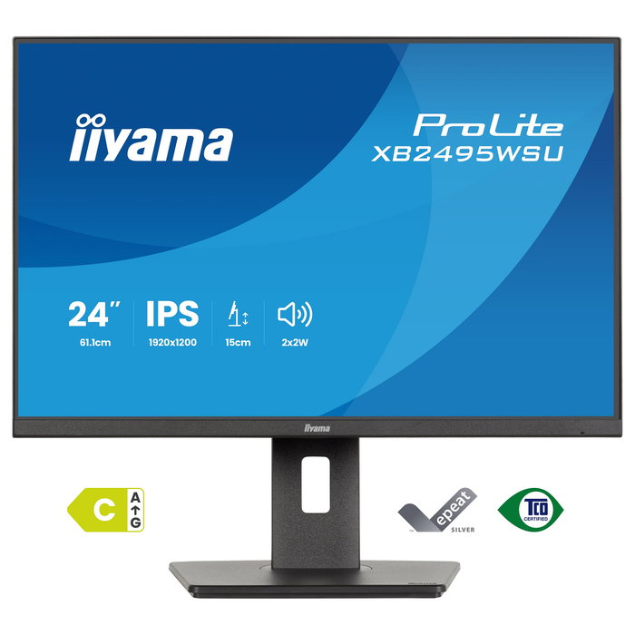 iiyama ProLite XB2495WSU-B1 Black 24.1 WUXGA IPS iiyama ProLite XB2495WSU-B1 Black 24.1 WUXGA IPS