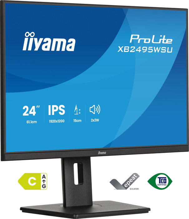 iiyama ProLite XB2495WSU-B1 Black 24.1 WUXGA IPS iiyama ProLite XB2495WSU-B1 Black 24.1 WUXGA IPS