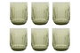 Vaso Basicos DKD Home Decor Verde 7.5 x 9.5 x 7.5 cm Set de 6