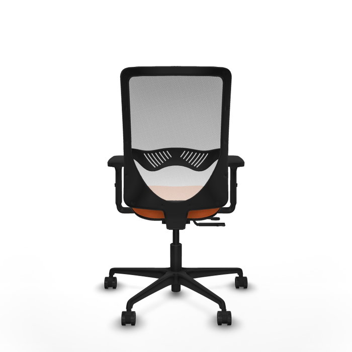 PIQUERAS Y CRESPO Silla de oficina Zulema Naranja y Blanco PIQUERAS Y CRESPO Silla de oficina Zulema Naranja y Blanco