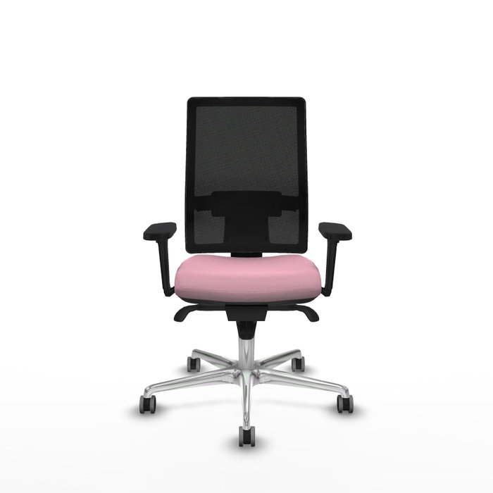 PIQUERAS Y CRESPO Silla de oficina Horna Rosa y Negro