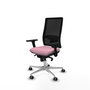 PIQUERAS Y CRESPO Silla de oficina Horna Rosa y Negro