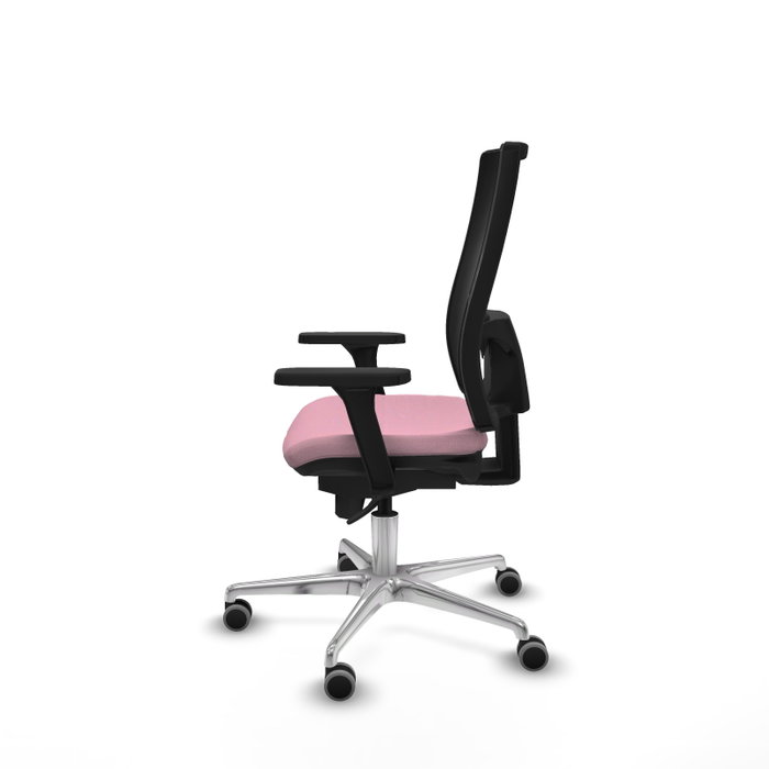 PIQUERAS Y CRESPO Silla de oficina Horna Rosa y Negro