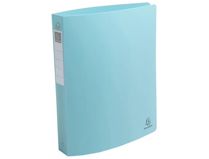 Exacompta Carpeta de 4 Anillas 30 mm Din A4+ Polipropileno Reciclado Colores Surtidos