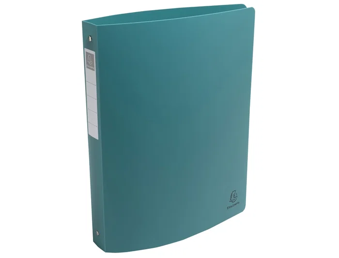 Exacompta Carpeta de 4 Anillas 30 mm Din A4+ Polipropileno Reciclado Colores Surtidos