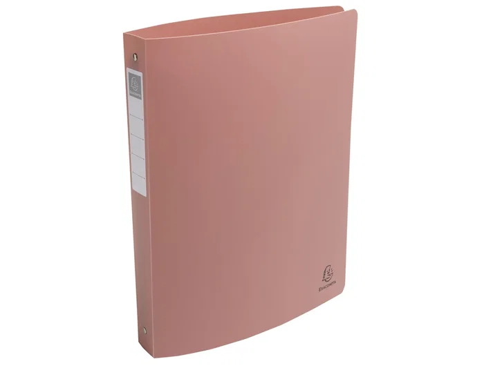 Exacompta Carpeta de 4 Anillas 30 mm Din A4+ Polipropileno Reciclado Colores Surtidos