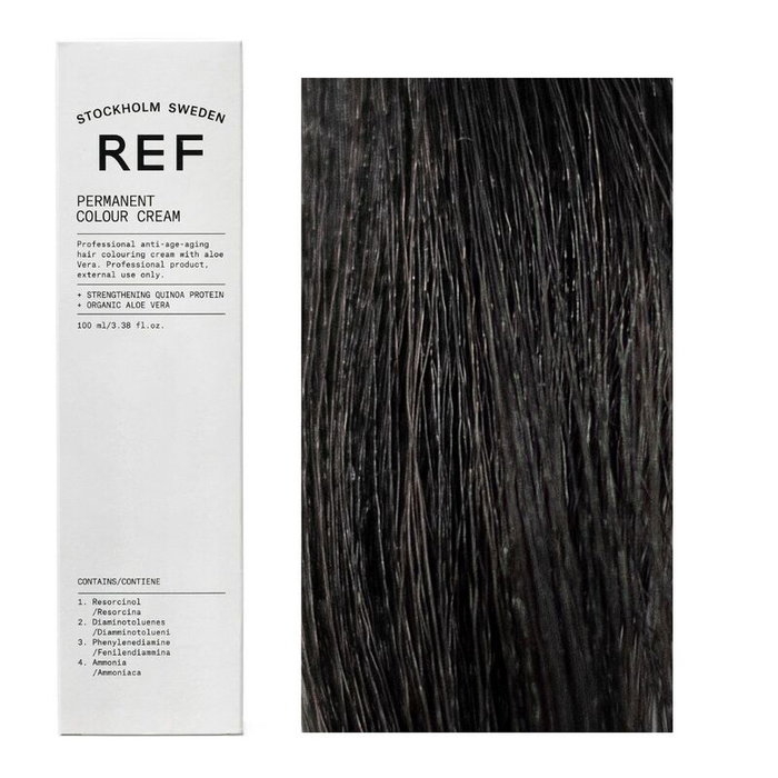 Ref Stockholm Tinte permanente para el cabello 1.0 Black