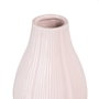 Ixia Set de 2 Jarrones Rosa de Cerámica 12,50 x 12,50 x 20,50 cm