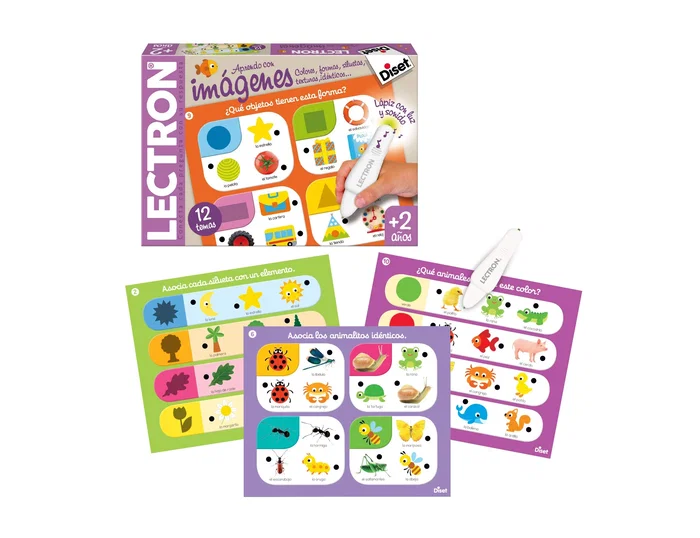 Diset Juego didáctico Lectron Lápiz Aprendo con Imágenes
