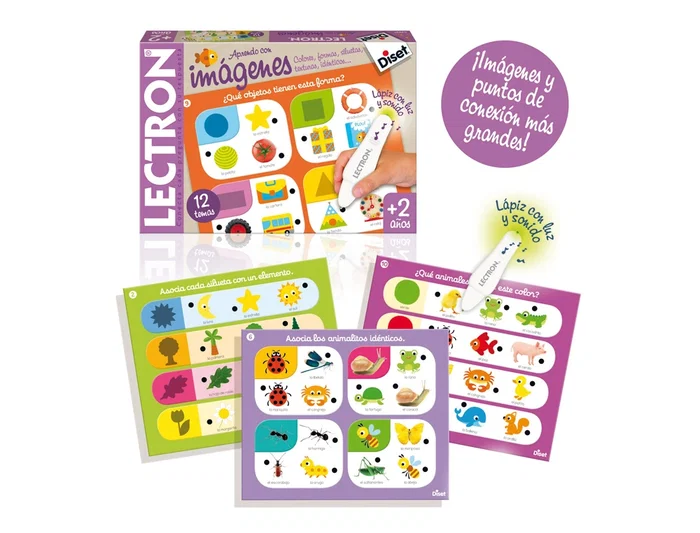 Diset Juego Didáctico Lectron Lápiz Aprendo con Imágenes