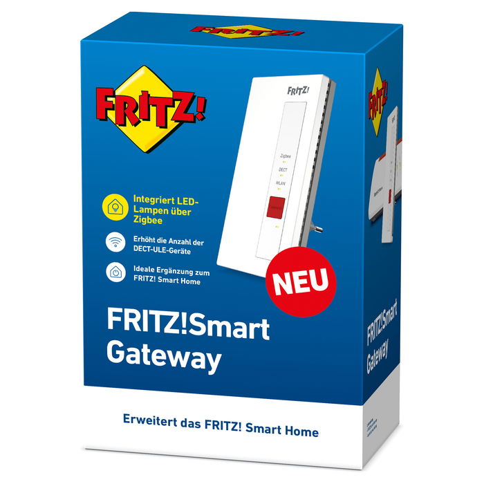 AVM FRITZ! Smart Gateway Inalámbrico Blanco Gigabit Ethernet WLAN 128-bit AES