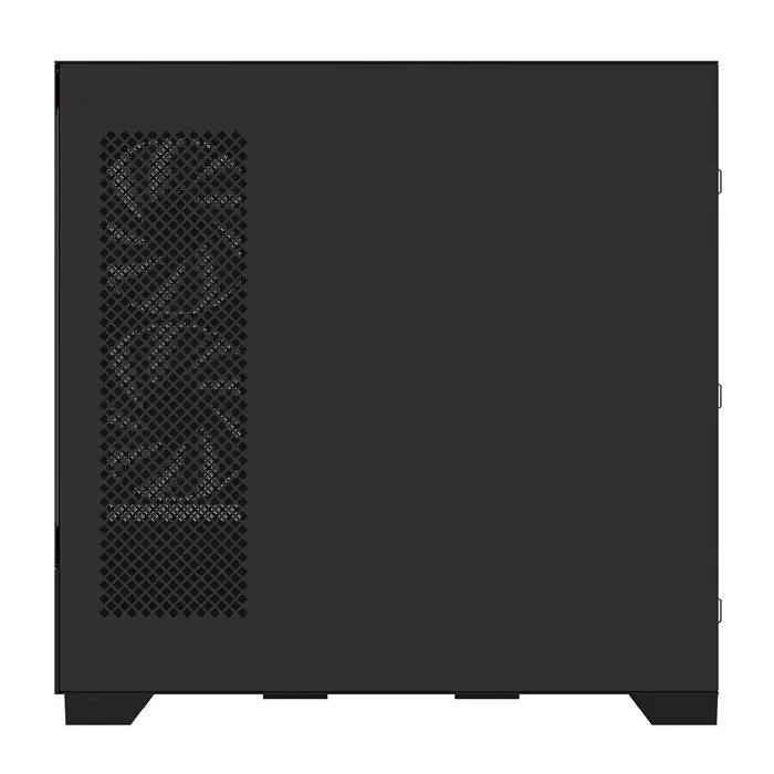 Gigabyte C201B Panoramic Torre Midi Negra, Cristal Templado, 3 Ventiladores ARGB, Soporta Radiador de 360mm, 2x USB 3.0, micro-ATX/Mini-ITX, Flujo de Aire Optimizado