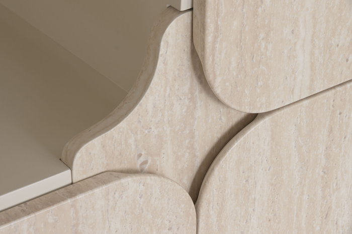 DKD Home Decor Armario Beige 100 x 40 x 134 cm