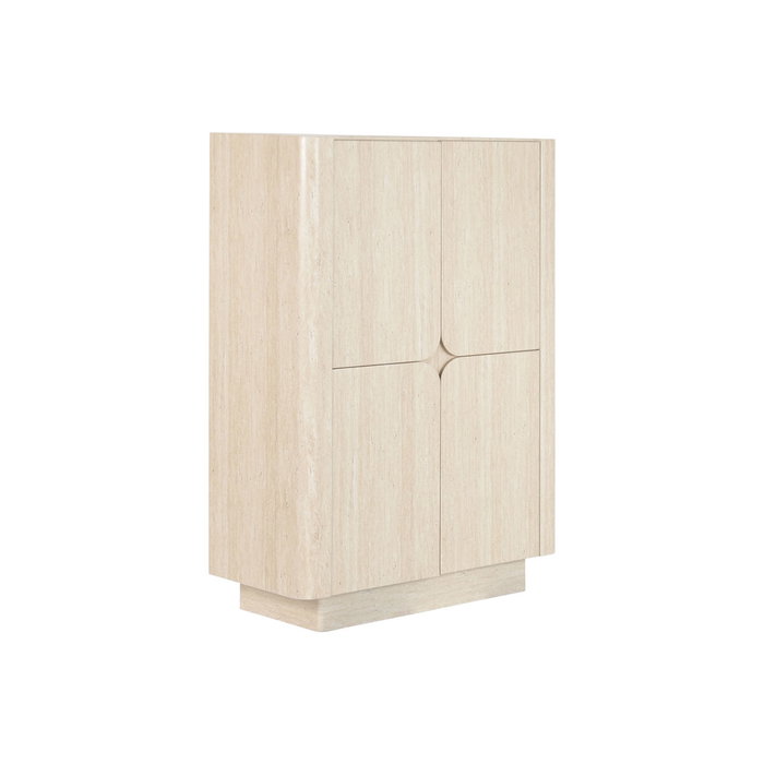 DKD Home Decor Armario Madera Simil Travertino Beige DKD Home Decor Armario Madera Simil Travertino Beige